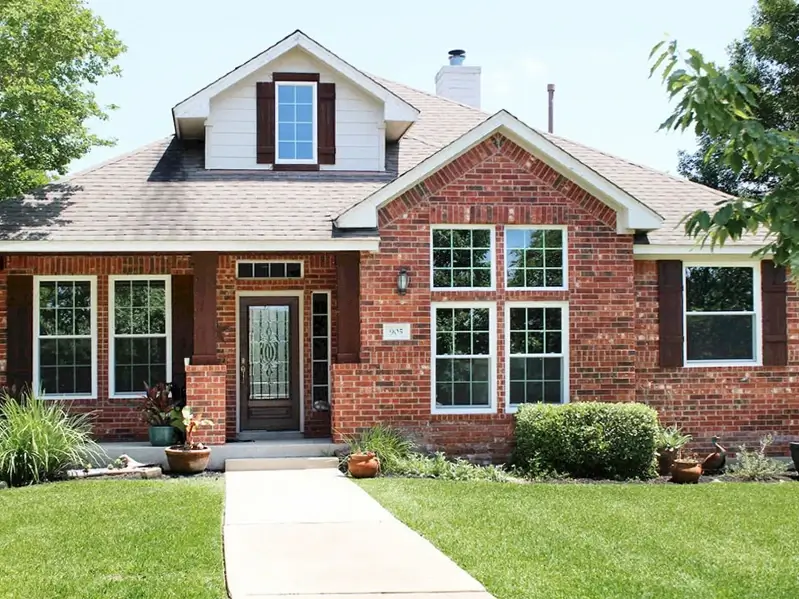 image of a house with beautiful vinyl windows