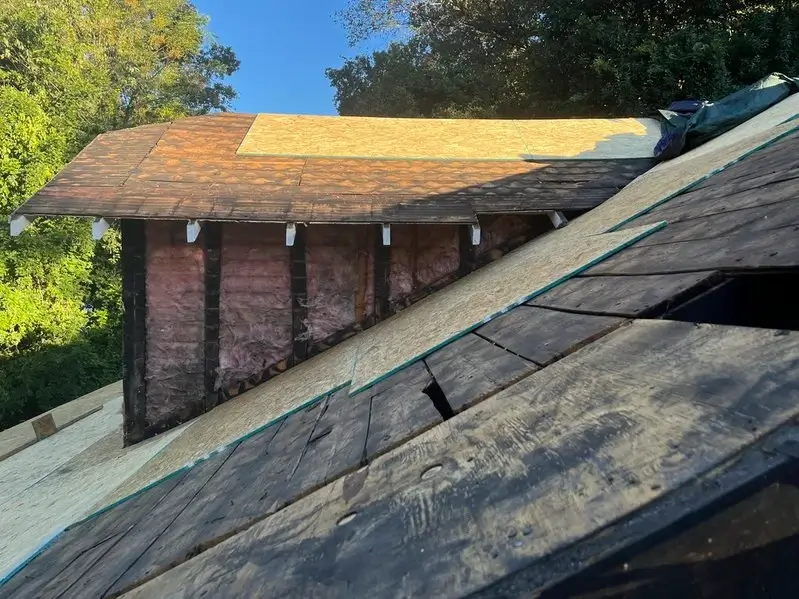 image of a roof deck to be repaired