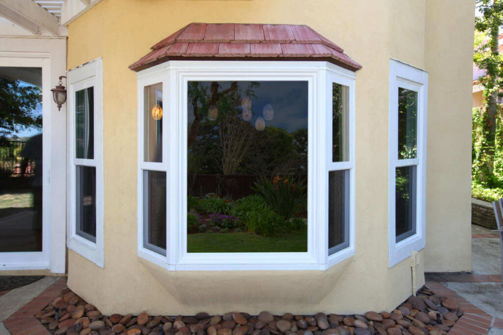 exterior image of a vinyl window somewhere in cary, NC